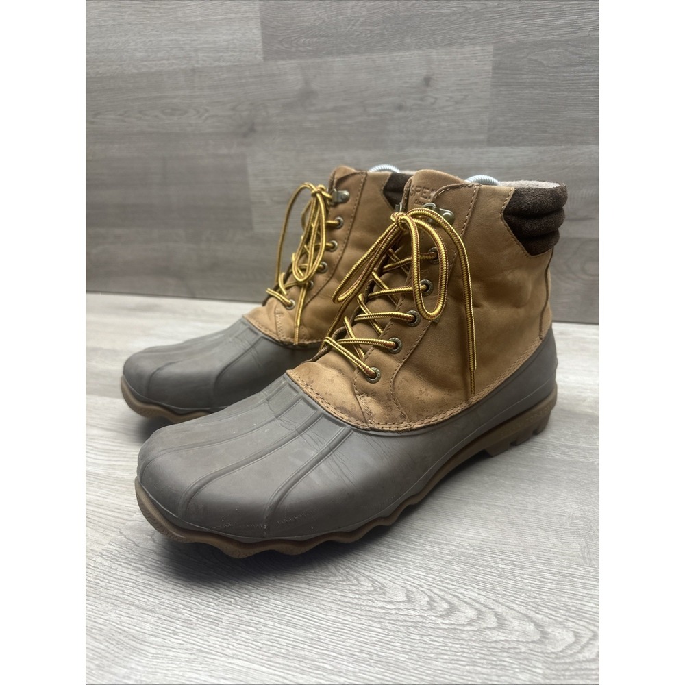 Sperry Top-Sider Men's Avenue Duck Boot Tan Brown Size 13M STS12126 Very Nice - Picture 4 of 12
